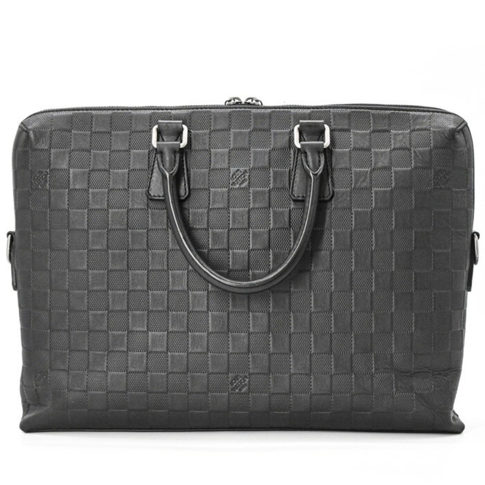 LOUIS VUITTON Damier Infini PDJ Tote Bag Shoulder Black N41248 - Picture 2 of 16